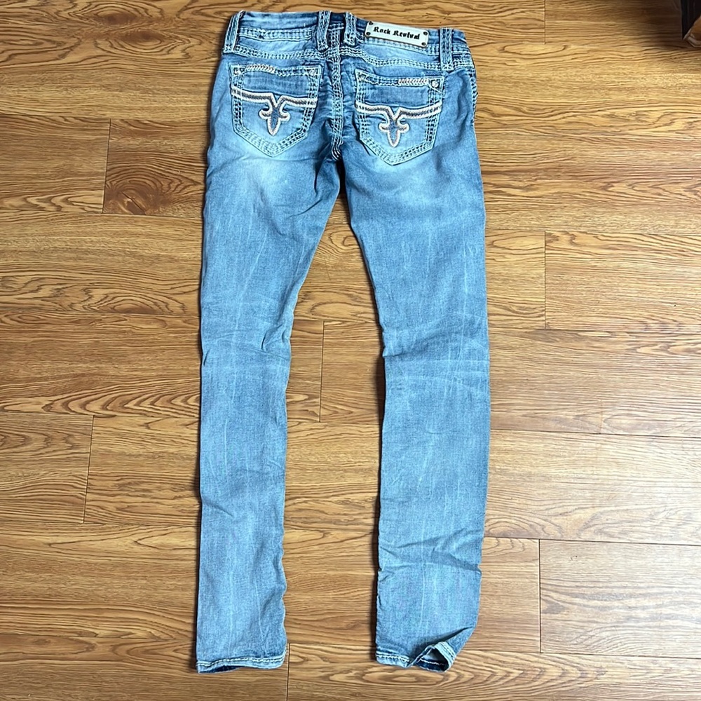 Rock Revival Jeans - light blue, “Jacklyn” skinny, women’s size 28